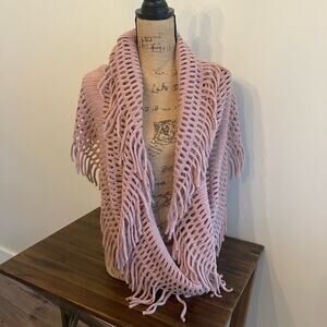 Oversized Mauve Colored Infinity Scarf
